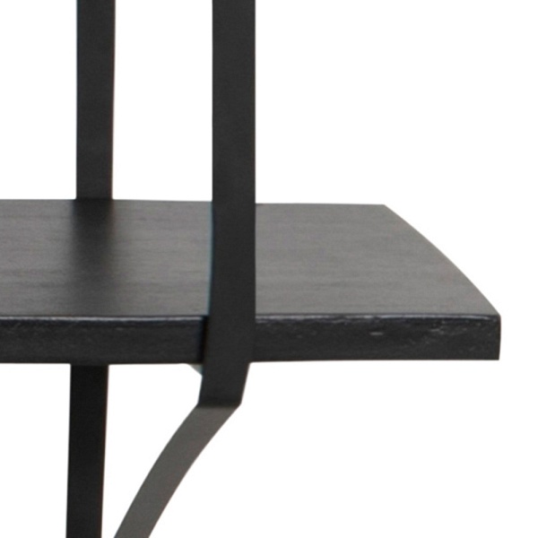 Półka Belfast 2 popielaty czarny - ACTONA